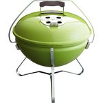 Weber 1127704 Smokey Joe Premium, Holzkohlegrill, 37 cm, grün, für unterwegs, tragbar, Maße 46 x 43 x 41 cm