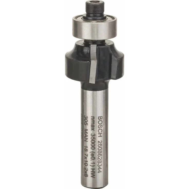 Bosch Professional Abrundfräser Standard for Wood (für Holz, Radius 12 mm, Arbeitslänge 19 mm, Zubehör Handfräse) – Bild 2