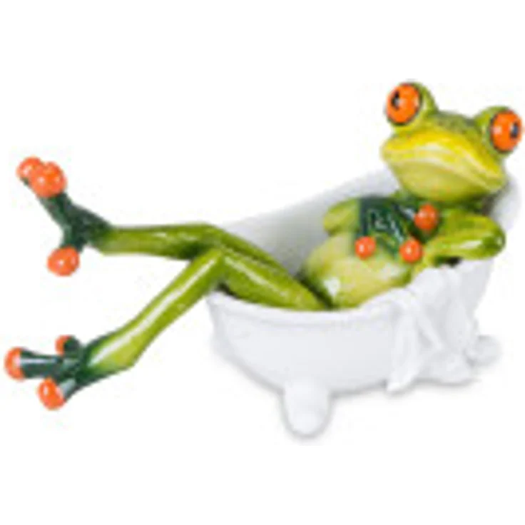 formano Deko Figur Frosch in Badewanne
