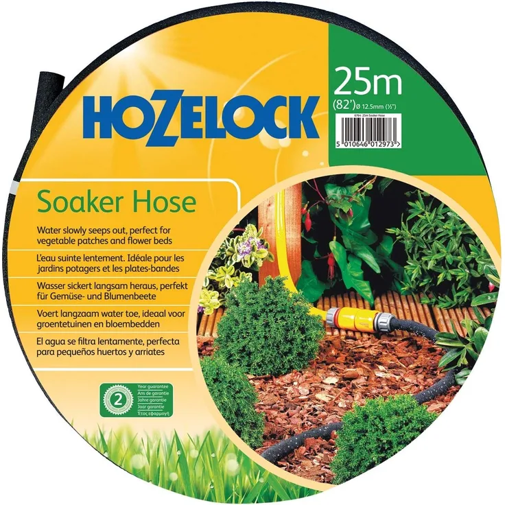 Hozelock HZ6764P0000 Manguera porosa Ø 13mm 25 m, Standard, 12.3 x 36 x 36 cm