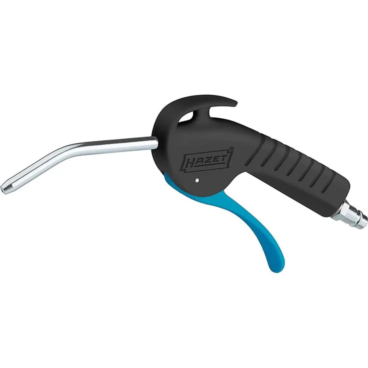 HAZET Ausblaspistole (mit 100 mm langer, gebogener Düse, Betriebsdruck: 6 bar, ergonomischer Handgriff mit optimierter Übersetzung) 9040P-1 – Bild 1