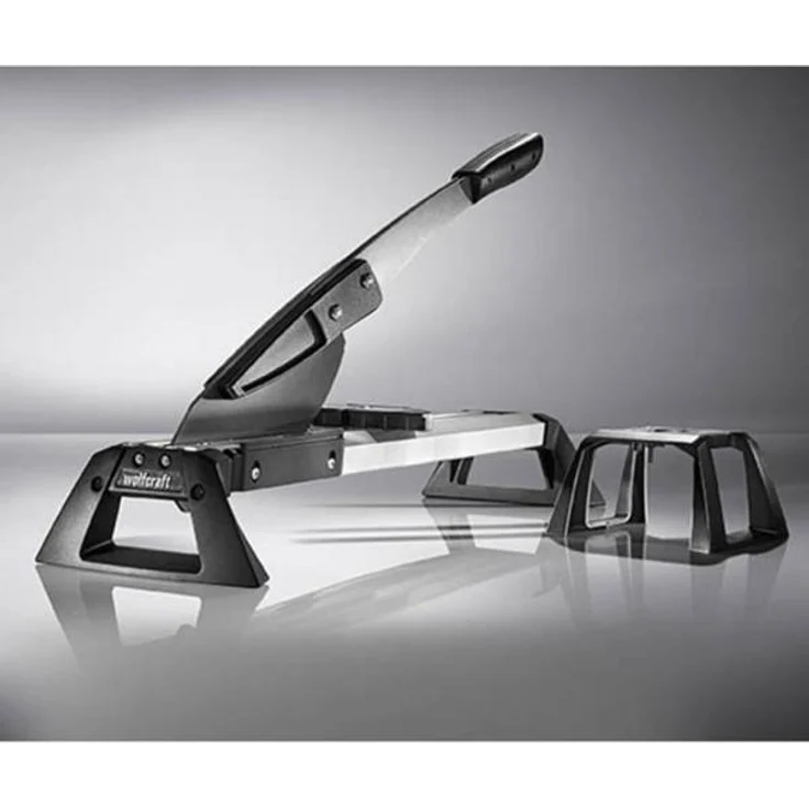wolfcraft VLC 800 Vinyl- und Laminatschneider 6939000 - Schneidegerät für Laminat & Vinyl bis zu 46,5 cm Breite - Max. Schnittstärke: 11 mm - Ideal- für Standard-Verlegearbeiten – Bild 2