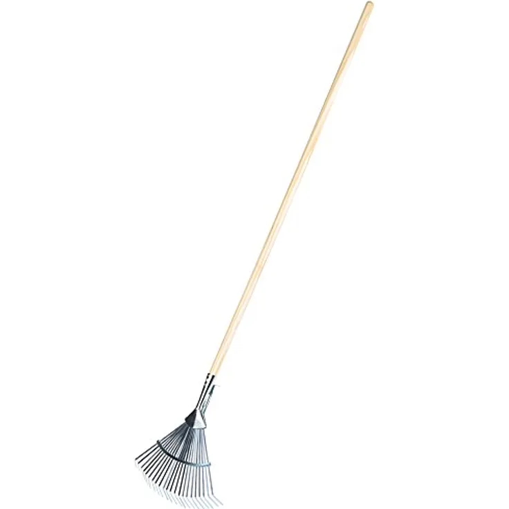 Siena Garden Laubbesen verzinkt, verstellbar mit Stiel (28 x 1400 mm)