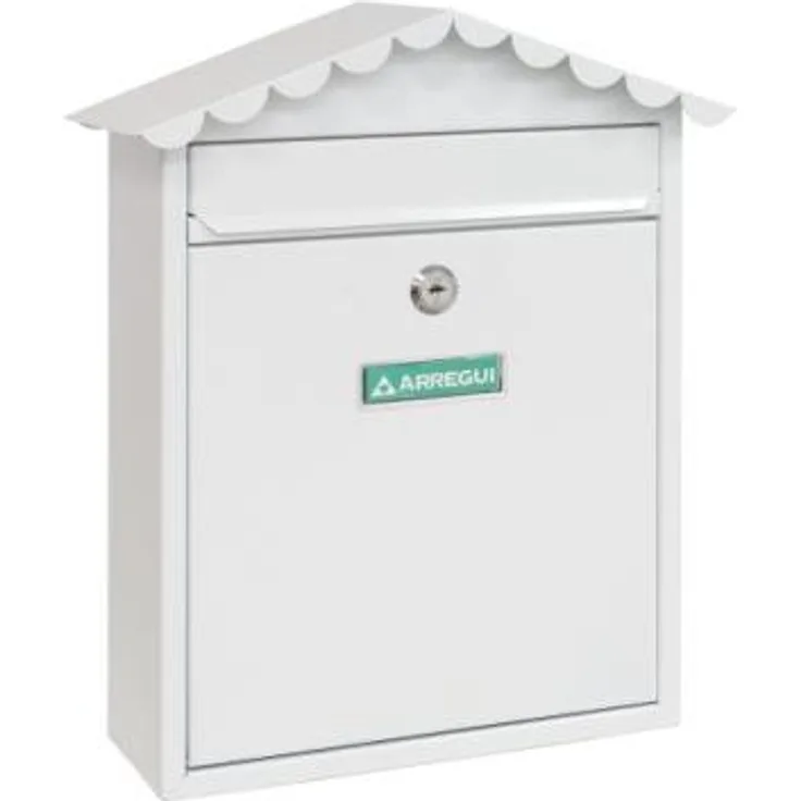 Arregui 1832D104 Visit Briefkasten, 26 x 9 x 36 cm, Weiß