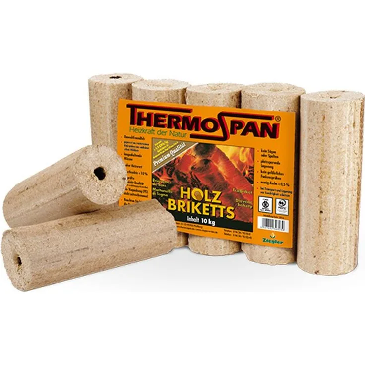 Ziegler THERMOSPAN Premium Holzbriketts 10 Kilogramm