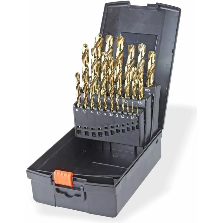 Dema - Cobalt HSS Spiralbohrerset 25tlg. Bohrersatz Metallbohrer Spiralbohrer Bohrer