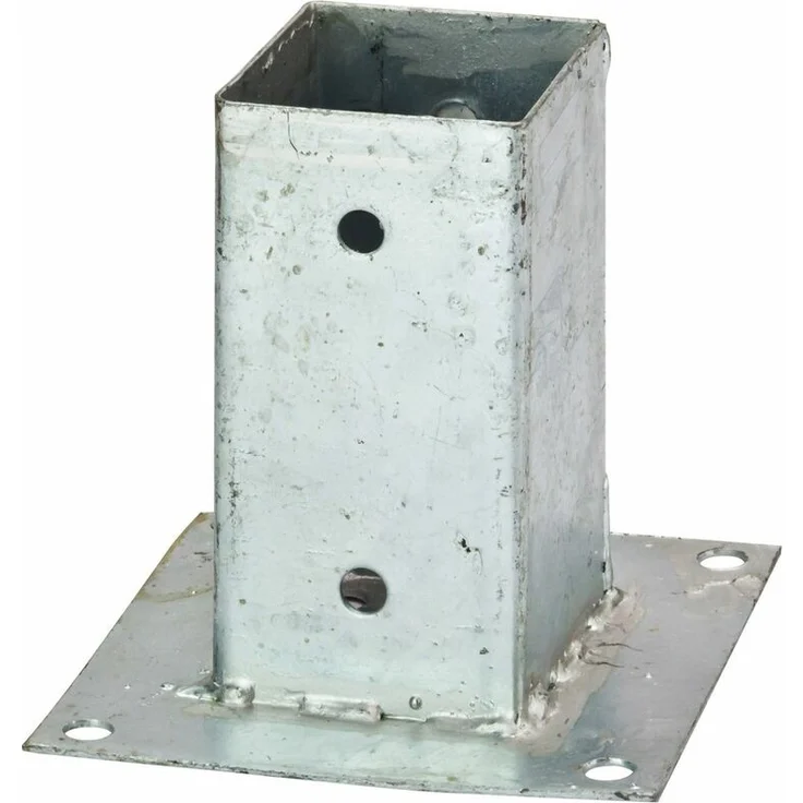Pfostenträger Aufschraubhülse 71x71x150 feuerverzinkt Pfosten Zaunpfosten