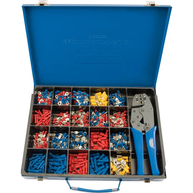 Draper Expert 56383 Crimp-Set mit Ratschen-Crimpzange