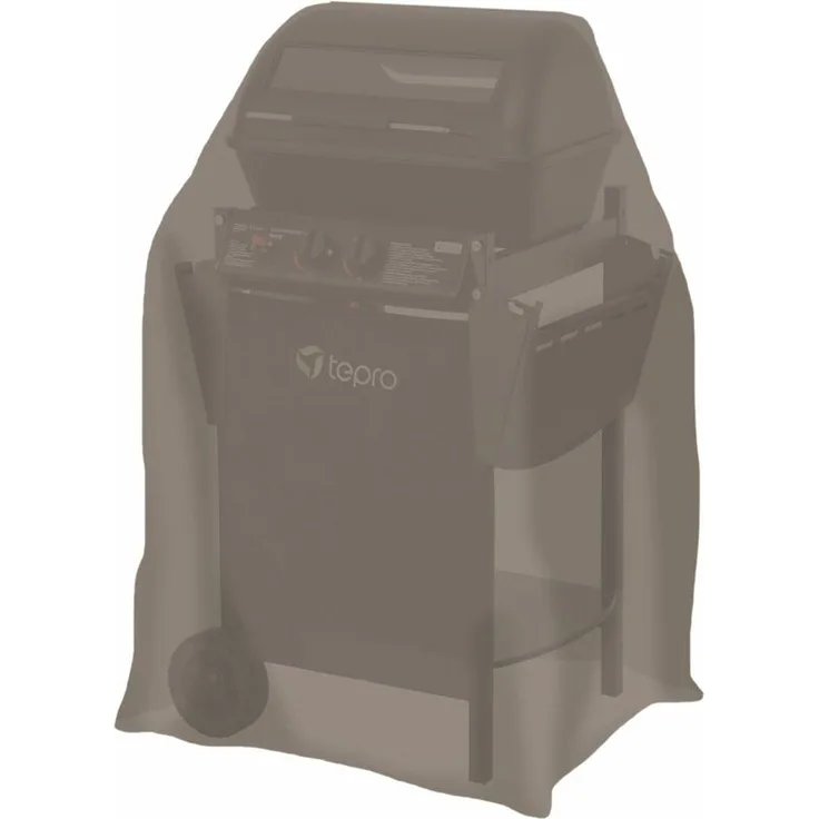 Tepro Gasgrill Abdeckhaube Schutzhülle Abdeckung Grillabdeckung klein, taupe