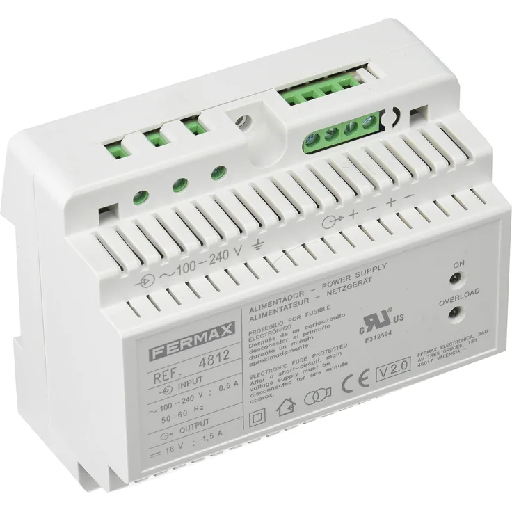 Fermax 4812 Netzteil 18 vdc-1,5 a DIN6