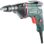 Metabo 620044000 Trockenbauschrauber SE 2500 | + Tiefenanschlag, Bithalter, Phillips-Schrauber-Bit Gr. 2-25 mm | Vario-Elektronik - Kompakt (Drehm. weich 11 Nm | Leerlaufdrehzahl 0 - 2500-min | 600W)