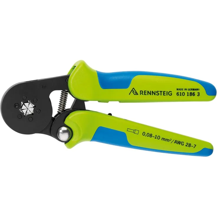 Rennsteig Werkzeuge Crimpzange Aderendhülsen 0.08 bis 10 mm² PEW8.86 610 186 3