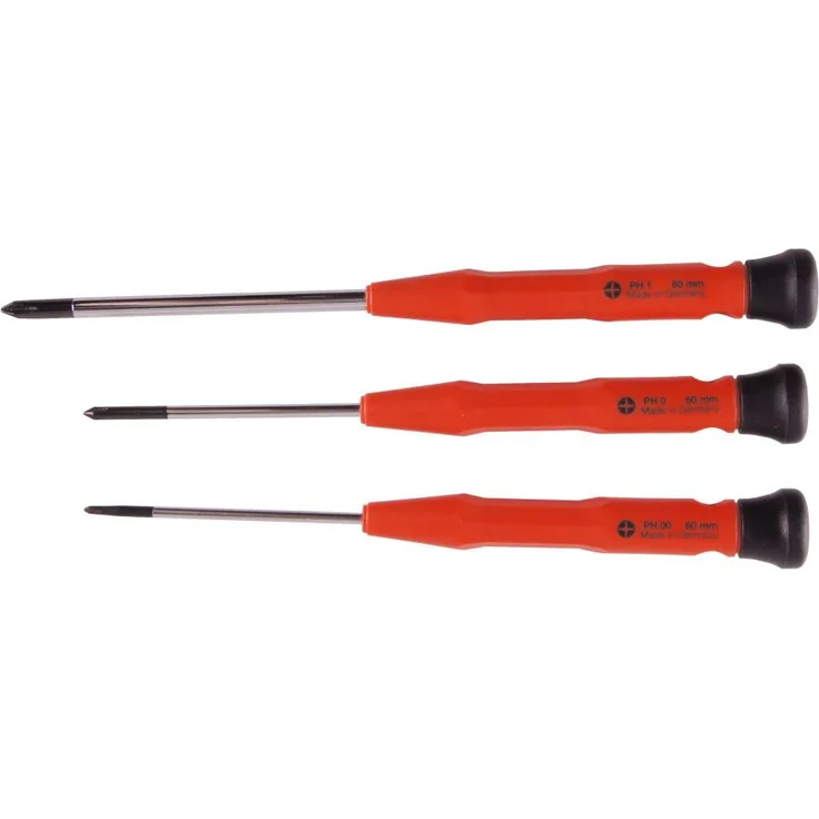 Connex Feinmechaniker-Schraubendrehersatz 3-teilig, PH 00,0,1, COXT977613