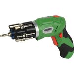 Brüder Mannesmann Werkzeuge Lithium-Ionen-Akku-Stabschrauber mit Arbeitsleuchte, 1 Stück, M17456