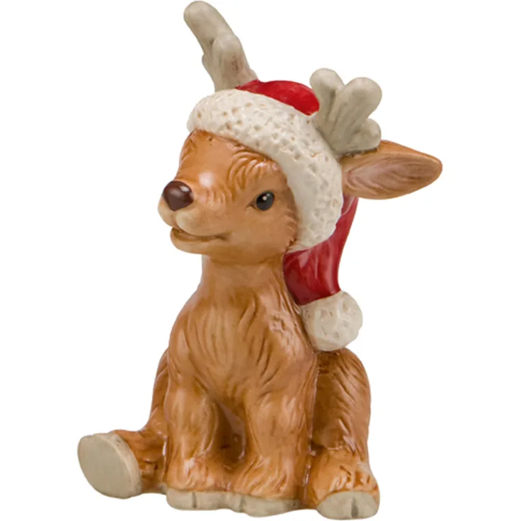 Göbel Rentier Jamie Weihnachten Weihnachtsmann Bunt Steingut