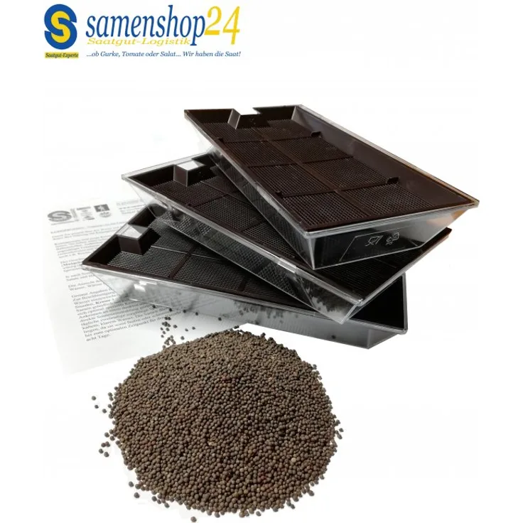 Samenshop24 BIO Keimsprossen Kresse Anzucht-SET, BIO Saat + 3 Keimschalen 