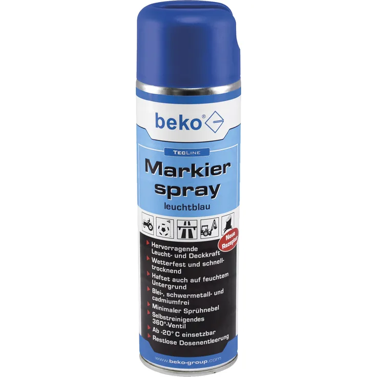 beko Markierspray TecLine 500 ml Leuchtblau