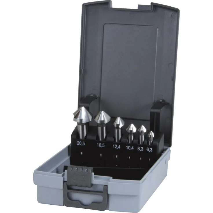 Ruko Kegel und Entgratsenker 90° Sets, Kunstoffbox,Set (102152ERO)