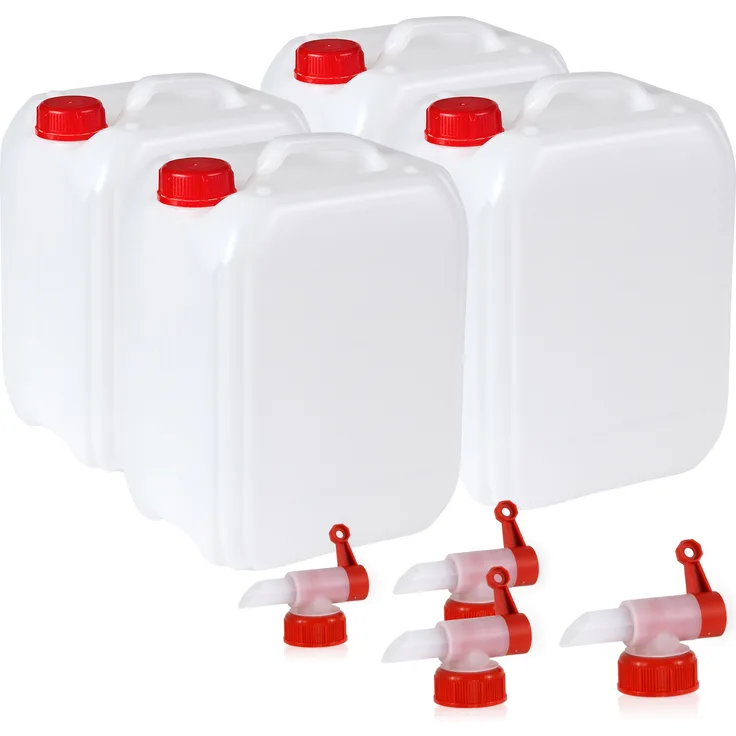 2 x 5 Liter Kunststoff Kanister Set für Camping & Freizeit