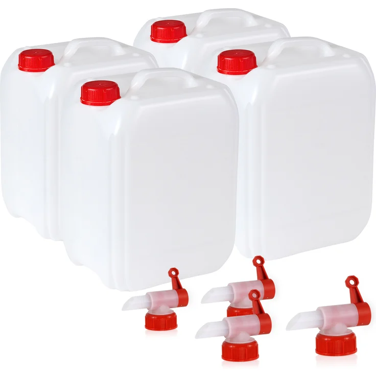 2 x 5 Liter Kunststoff Kanister Set für Camping & Freizeit