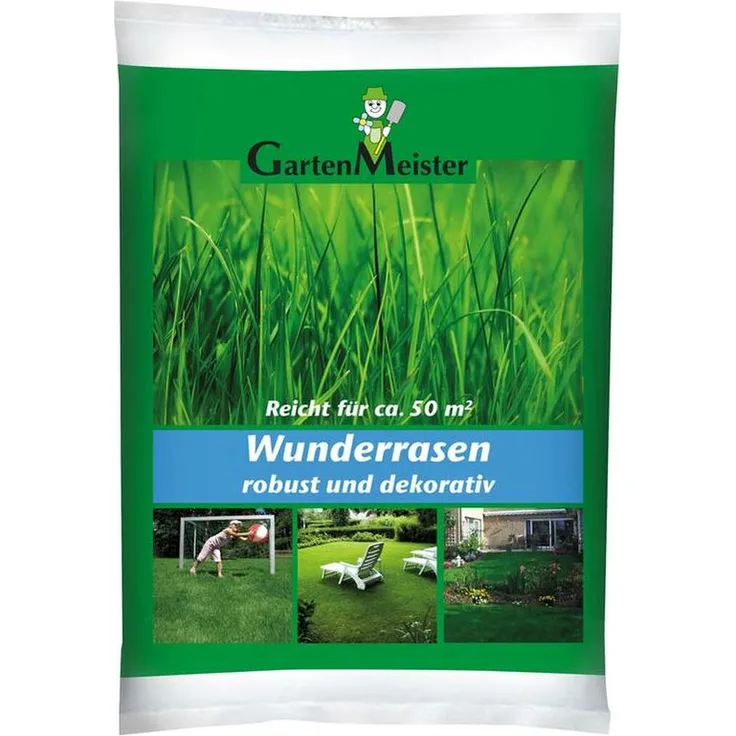 GARTENMEISTER GartenMeister Rasensamen Wunder Rasen, 1 kg