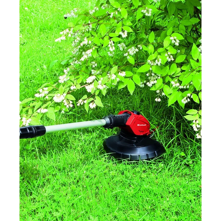 Einhell Akku-Rasentrimmer GE-CT 18 Li Set Power X-Change (Lithium Ionen, 18 V, 240 mm Schnittkreis, 20 Kunststoffmesser, inkl. 1,5 Ah Akku und Ladegerät) – Bild 7