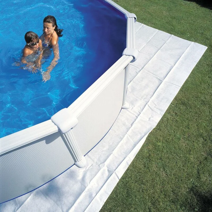 Extra Bodenschutzvlies für Oval-Achtformbecken 525 x 320 cm – Bild 1