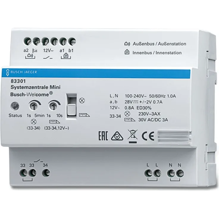 Busch-Jäger 83301 Systemzentrale Mini