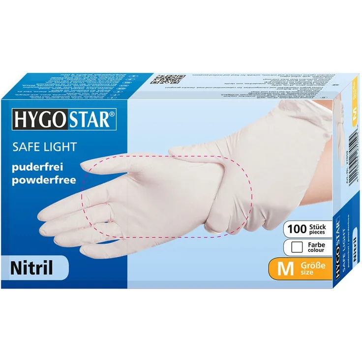 Nitril-Handschuhe SL PF - Größe XL - 100stk - weiss
