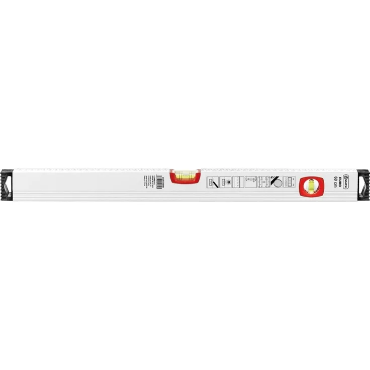 Connex COX735060 Wasserwaage 60 cm, Aluminium, Gefälleanzeige 2%