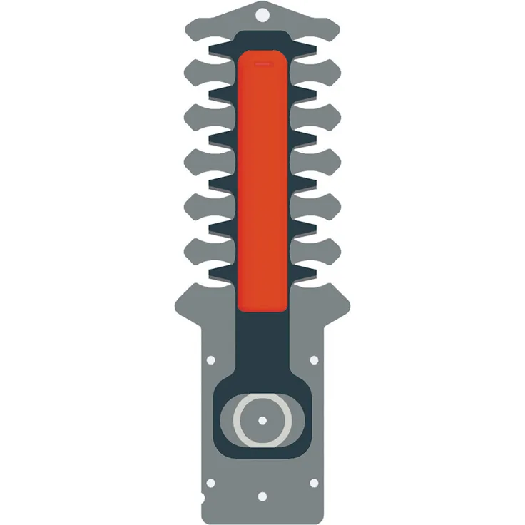 Wolf Garten Strauchmesser für Akku 50 EMB, Ersatzmesser, 7268.093