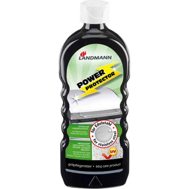 LANDMANN Power Protector Grillpflegemittel Edelstahl Grillpolitur 500ml