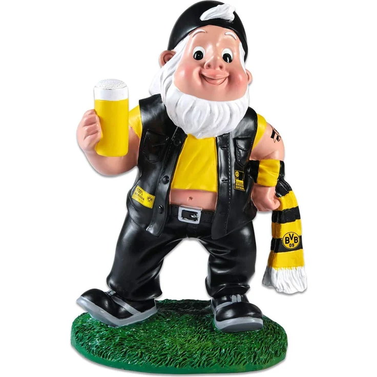 BVB 19160100 - BVB-Gartenzwerg Kutte, Borussia Dortmund, 28cm