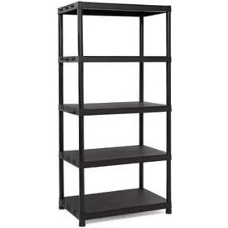 Kiss Kis Kunststoffregal Plus XL-5 , 1 Stück, schwarz, 9505000 0022 01