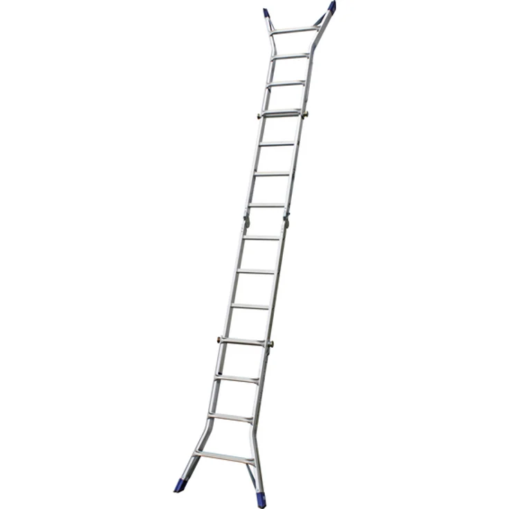 KRAUSE Teleskopleiter »STABILO«, 16 Sprossen, Aluminium – Bild 1