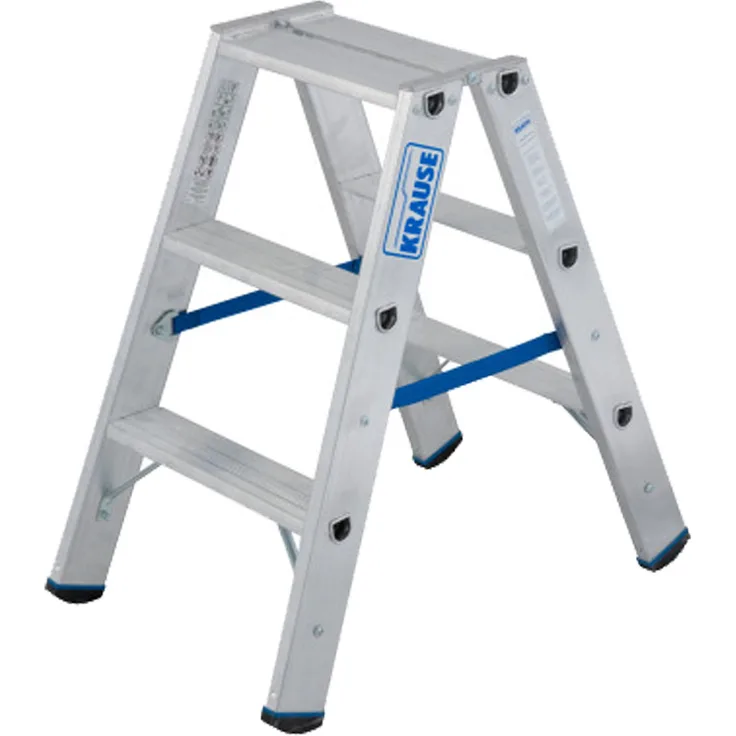 KRAUSE STABILO Professional Stufen-DoppelLeiter 2x3 Stufen