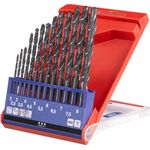 kwb HSS Metallbohrer-Satz – Bohrer-Set, 13-teilig, Ø 2 bis 8 mm (Steigung 0,5 mm)