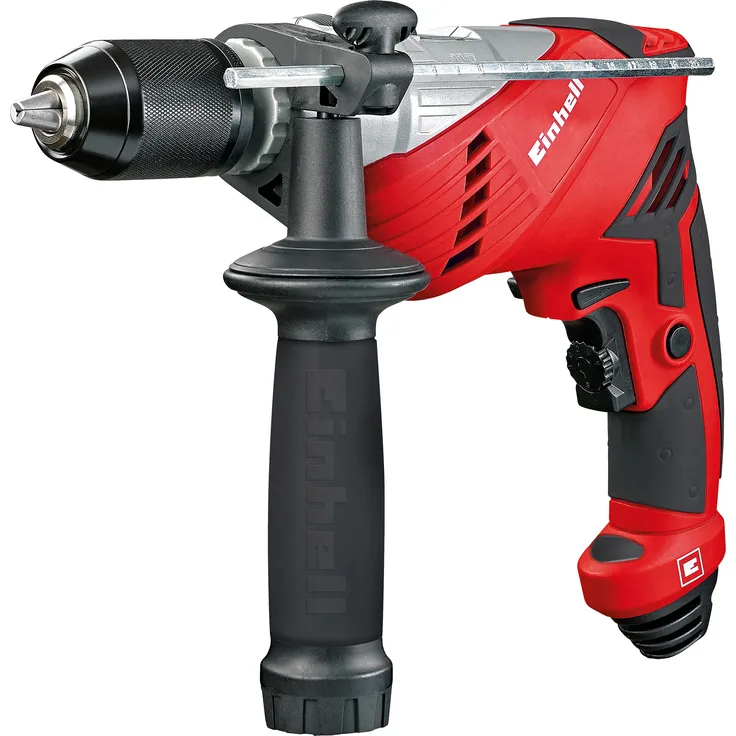 Einhell Schlagbohrer RT-ID 65-1 (650 W, 0-3000 U - min, Schlagfrequenz 0-48000 cps - min, Bohrleistung Holz 25mm - Beton 13mm - Stahl 10 mm, Spannfutter 13 mm hoch Bereich)