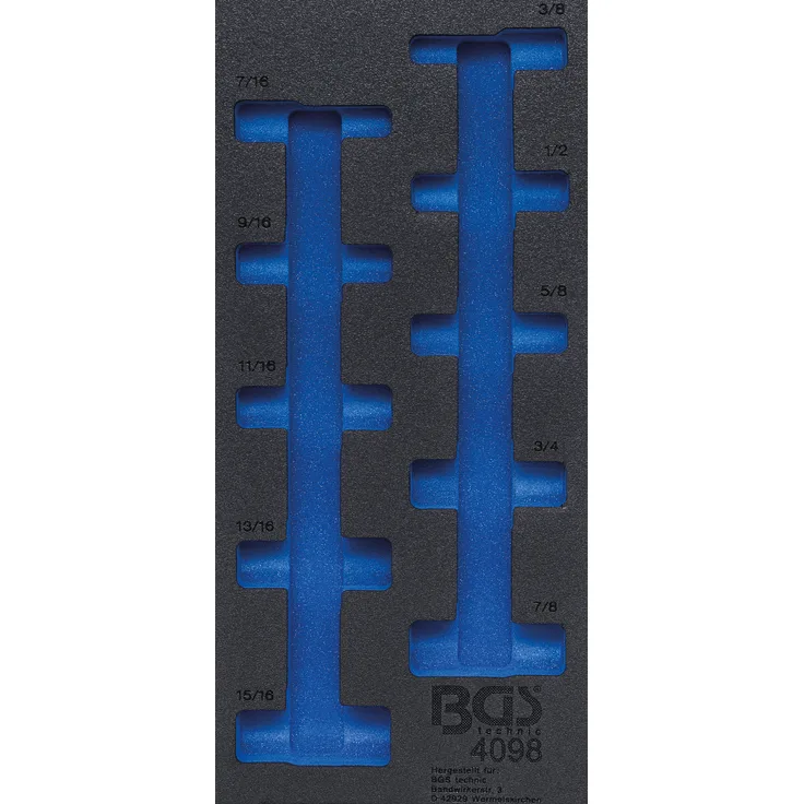 BGS 4098-1 | Werkstattwageneinlage 1-3 | leer | für Art. 4098