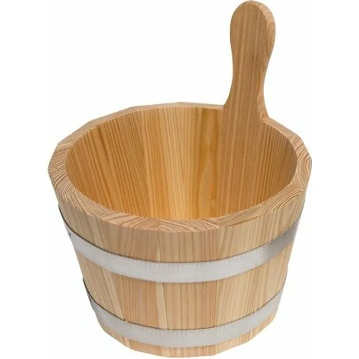 Sauna-Kübel 5 l - Griffdaube - Lärche natur