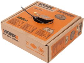 Worx 100 m Begrenzungsdraht für Landroid Mähroboter, WA0178, Schwarz