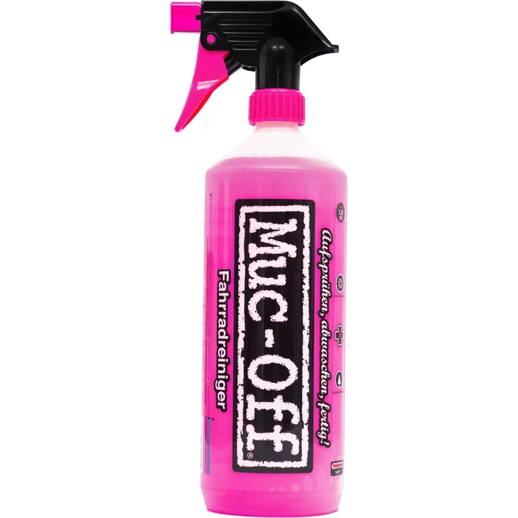 Muc Off Bike Cleaner Sprühflasche 1 Liter Fahrradreiniger einfach aufsprühen und abwaschen auf Alkalibasis Nano Tech Formel – Bild 1