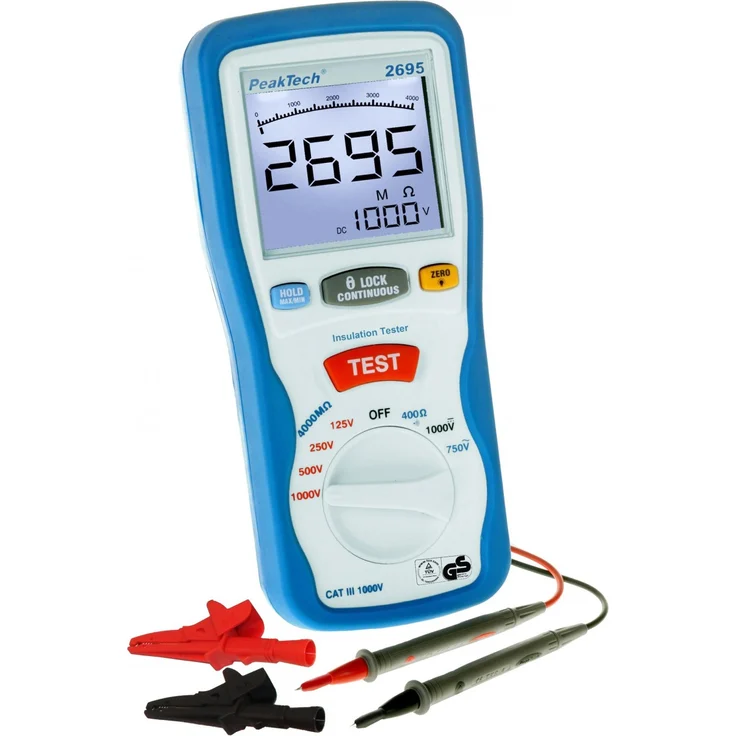 PeakTech 2695-2 - Isolationsmessgeraet Digital-Multimeter