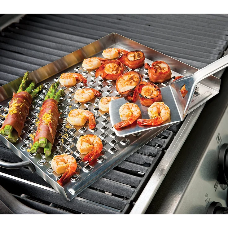 Broil King Grillwender Grillschaber, Edelstahl, mit Flaschenöffner, 47 cm, 64011 - Preisvergleich – Bild 2
