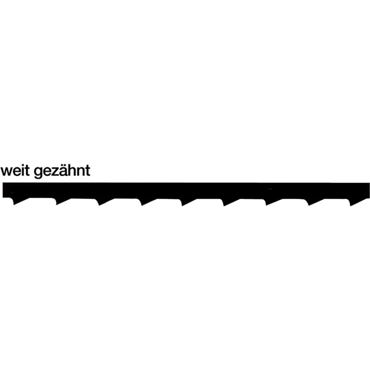 Laubsägeblatt Blitz L.13cm Nr.9 (GROB) weitgezahnt f.HO u.Ku.
