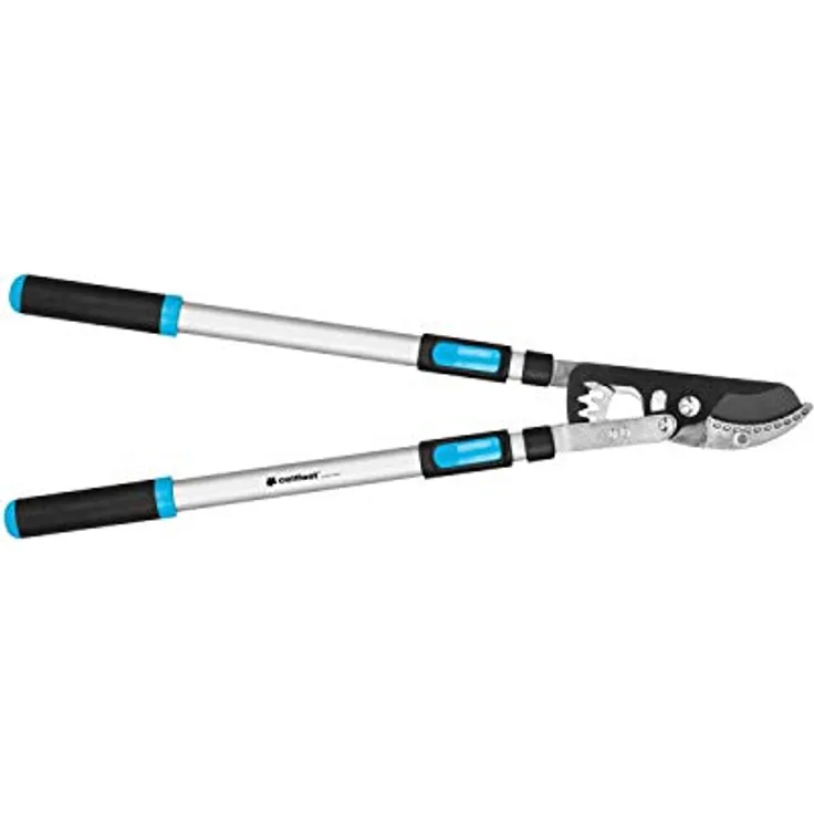 Cellfast Einfache-Amboss-Astschere IDEAL bestimmt für Schneiden von frischen Ästen und Treiben, leichte Griffe aus Aluminium mit hoher Beständigkeit, 40-412, Schwarz-Blau
