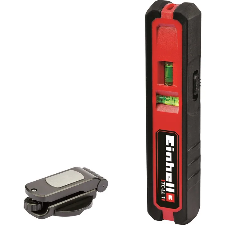 Einhell Lasernivelliergerät TC-LL 1 (Arbeitsbereich - Linie 5 m, Arbeitsbereich - Punkt 20 m, Softgrip, inkl. Flexibler Wandhalterung)