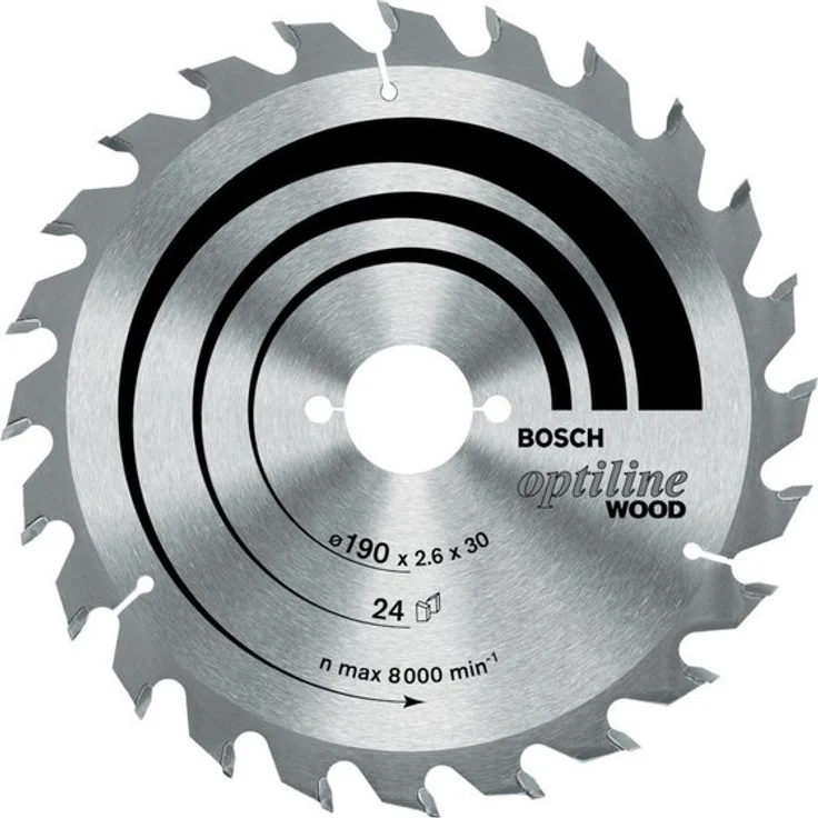 Bosch Professional Kreissägeblatt Optiline Wood (für Holz, 235 x 30 x 2,8 mm, 60 Zähne, Zubehör Kreissäge) – Bild 1