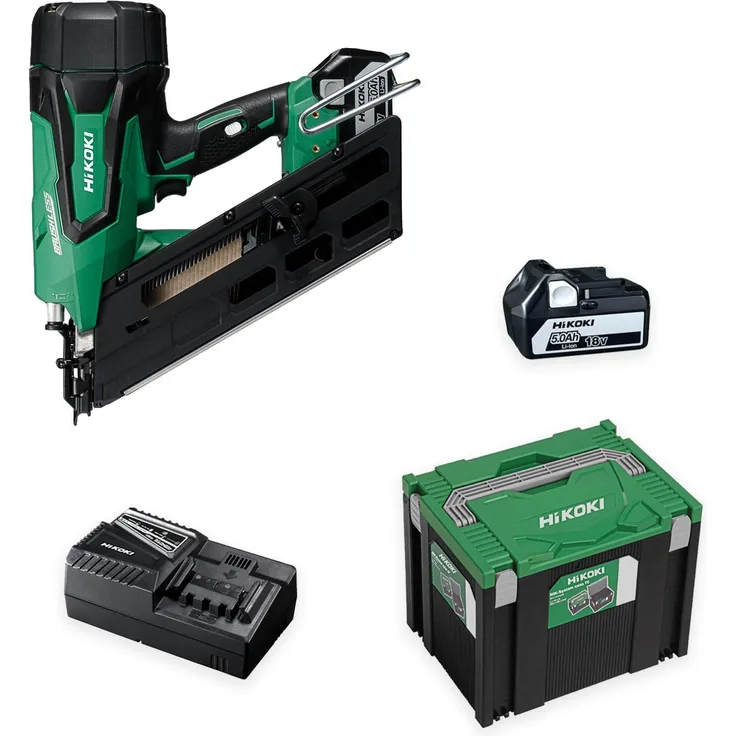 HiKOKI NR1890DBCLWQZ NR1890DBCL Akku Streifen Nagler 34°, 18 V