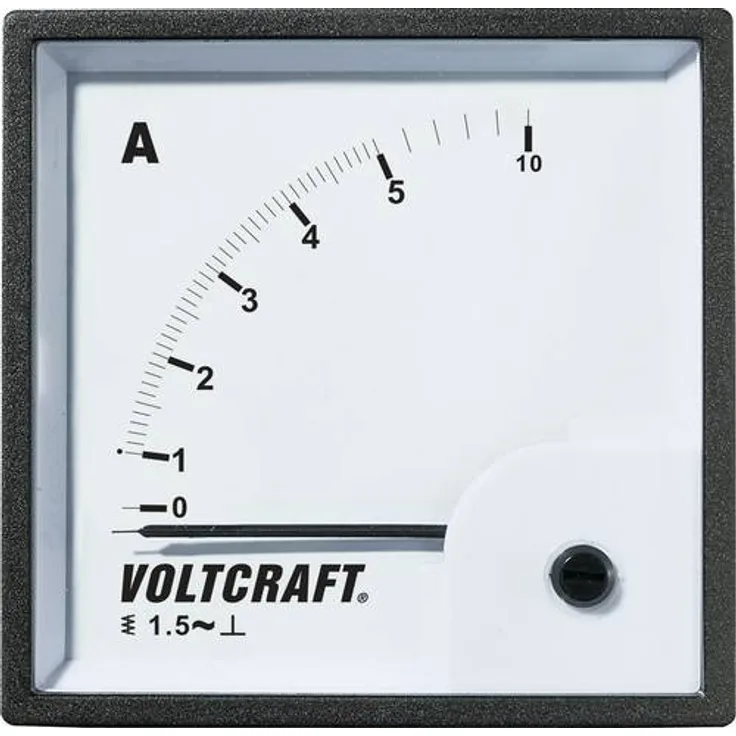VOLTCRAFT AM-72X72-5A Analog-Einbaumessgerät AM-72X72-5A 5A Dreheisen